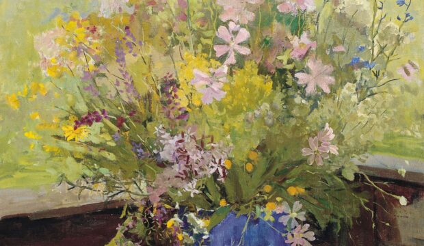 Flowers in the dacha